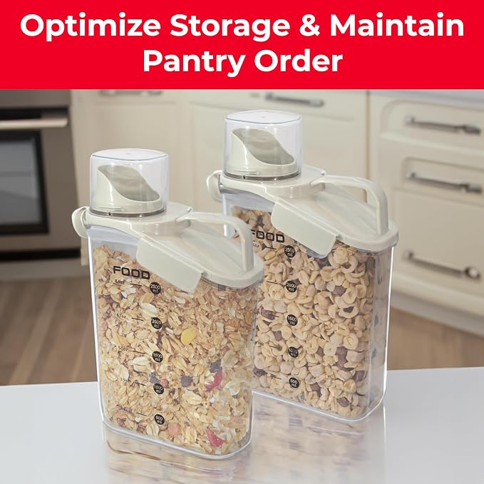 Two Pack Food & Cereal Storage Container - Image 5