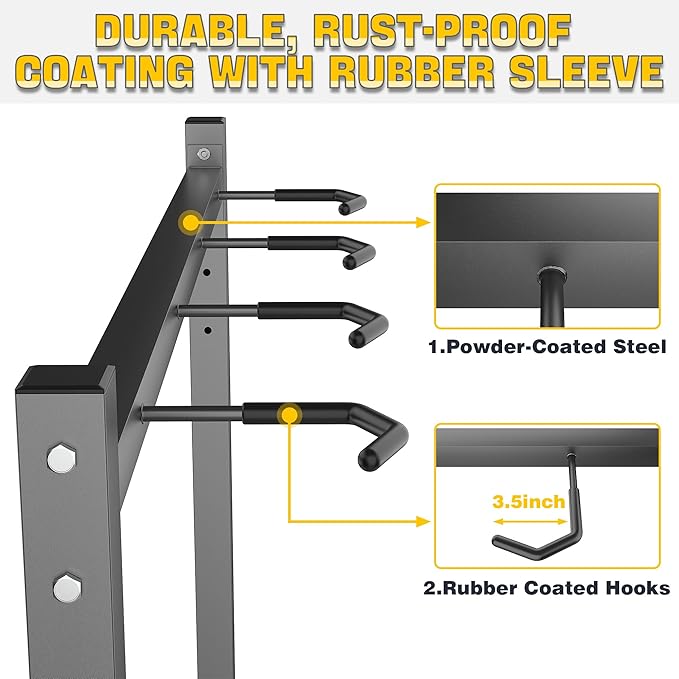 Ultrawall Freestanding Bike Rack, Vertical Bike Storage Stand - Image 5