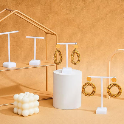 Acrylic Earrings Display Holder T-bar Earrings Stand Holder Tree Stand - Image 5