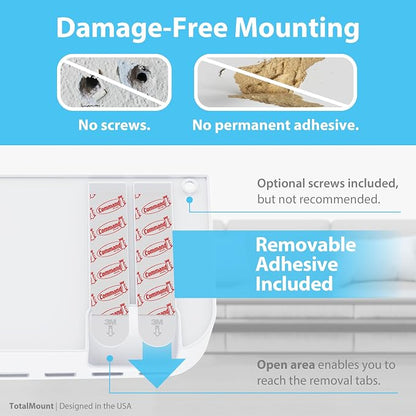 TotalMount Hole-Free Remote Holder – Eliminates The Need to Drill Holes in Your - Image 4
