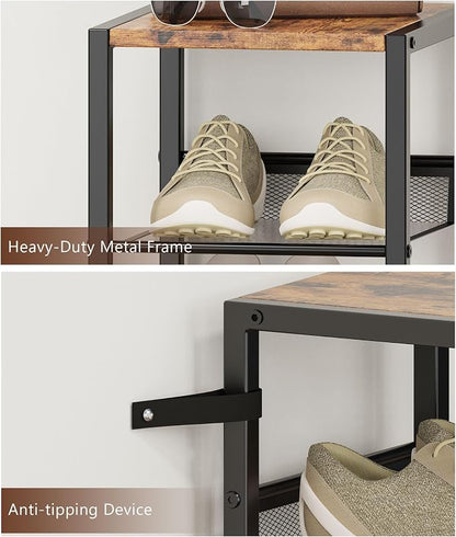 6 Tiers Vertical Shoe Rack, Corner Shoe Storage Organizer, Narrow Shoe Tower - Image 9