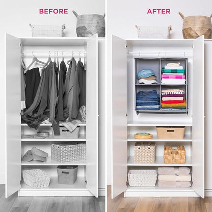 HOLDN’ STORAGE Hanging Closet Organizer - Image 6