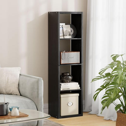 4 Cube Storage Organizer Single Row, Cube Shelf by JPIZISO