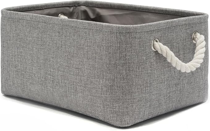 13.8x9.8x6.7 Inch Fabric Small Storage Bins by VQRTEXAStorageBasket