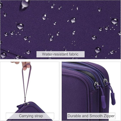 FYY Electronic Organizer, Extra Large Travel Cable Organizer Bag Pouch Portable - Image 4
