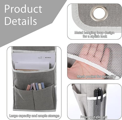 Hanging Organizer with Pockets, Wall Hanging Baskets - Image 2