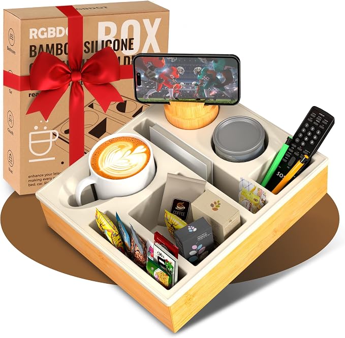Couch Cup Holder Tray by Unknown