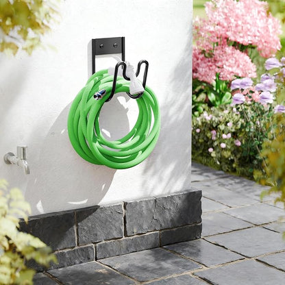 Black Metal Garden Hose Holder - Image 2