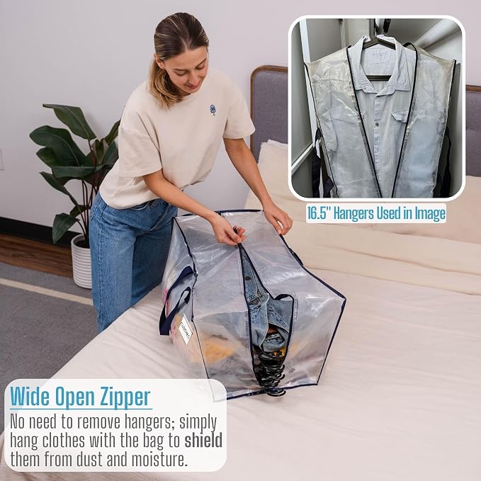 VENO 4 Pack Moving Bags w/Backpack Straps, Heavy Duty, Moving Boxes Alternative - Image 3