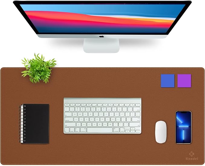 K KNODEL Desk Mat, Dual-Sided Office Desk Pad, Waterproof Desk Mat by K+KNODEL