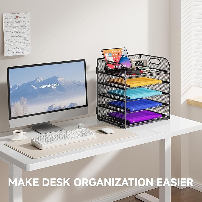 Cawukege 5 Tier Paper Organizer - Image 2