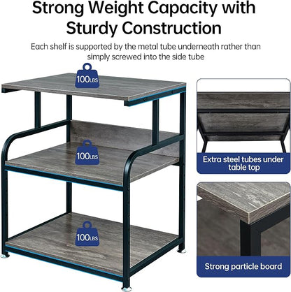 Large Printer Stand Table 23.6 x18.9 x 30 Inches - Image 3