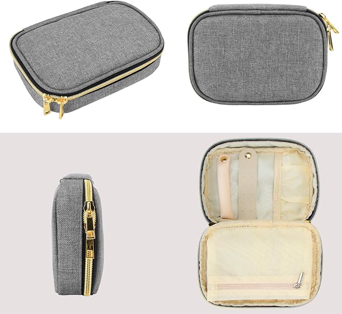 Teamoy Small Jewelry Travel Case, Portable Jewelry Organizer Bag - Image 7