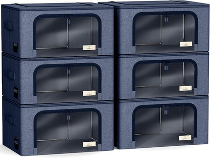 Sorbus Storage Bins with Metal Frame - Image 7