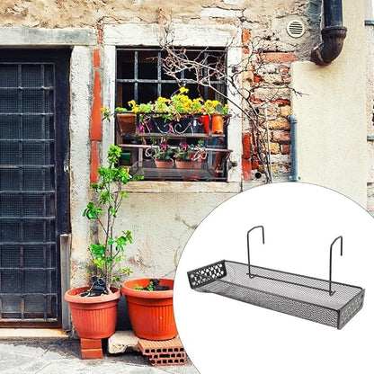 Flower Pot Rack Plant Holder Planter Stand Hanger Adjustable Metal Multiple - Image 8