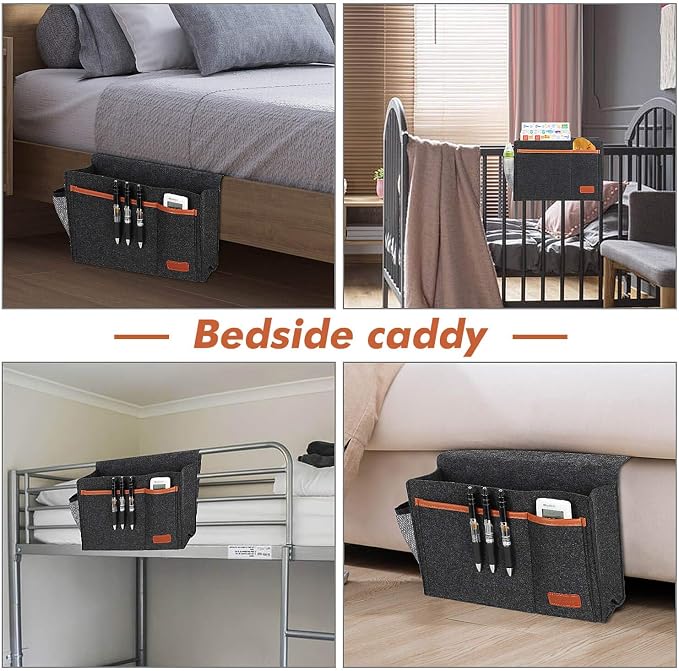 Bedside Caddy, Bed Storage Organizer - Image 2
