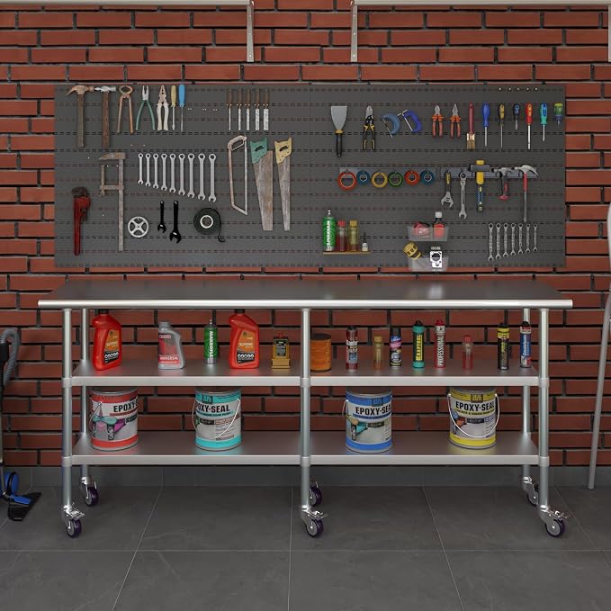 AmGood Stainless Steel Work Table - Image 8