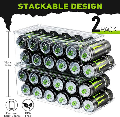 2 Pack Tall Skinny Can Organizer - Image 2