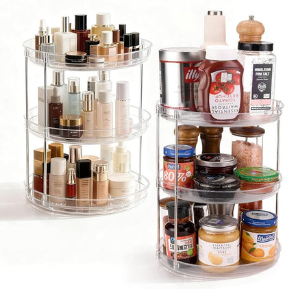2 Pack 3 Tier Lazy Susan Organizer by EODELLY