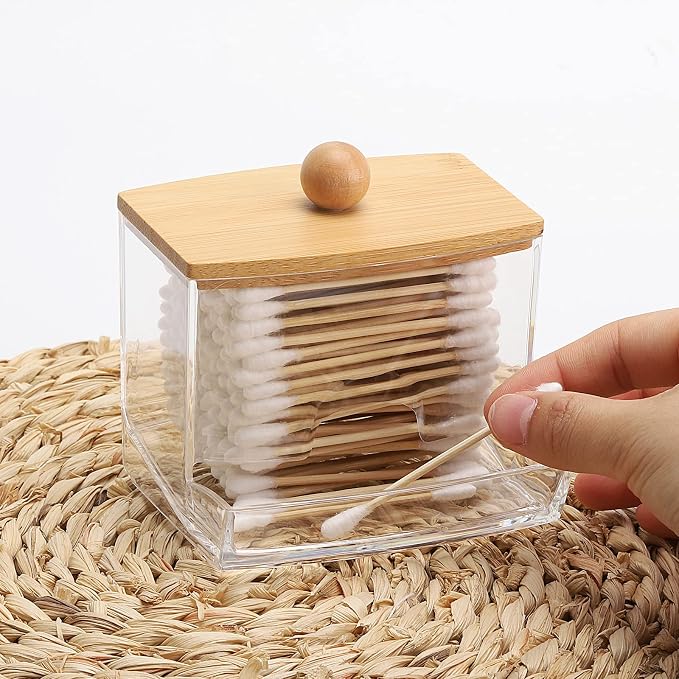 Tbestmax 10oz Qtip Holder Dispenser - Image 4