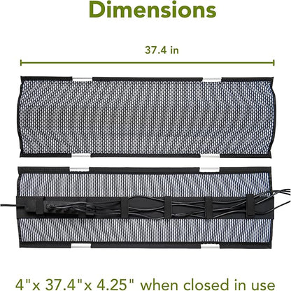 PERFECT POSTURE Mesh Cable Organizer – Under Desk Cable Management - Image 4