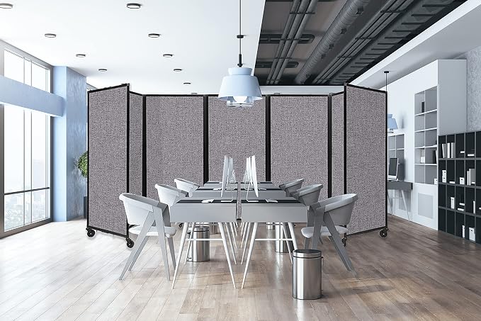 Versare Room Divider 360 Portable Wall Partition | Folding Panels | Large - Image 6