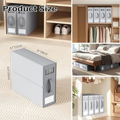 Foldable Bedding Organizer, Fabric Storage Bins - Image 5