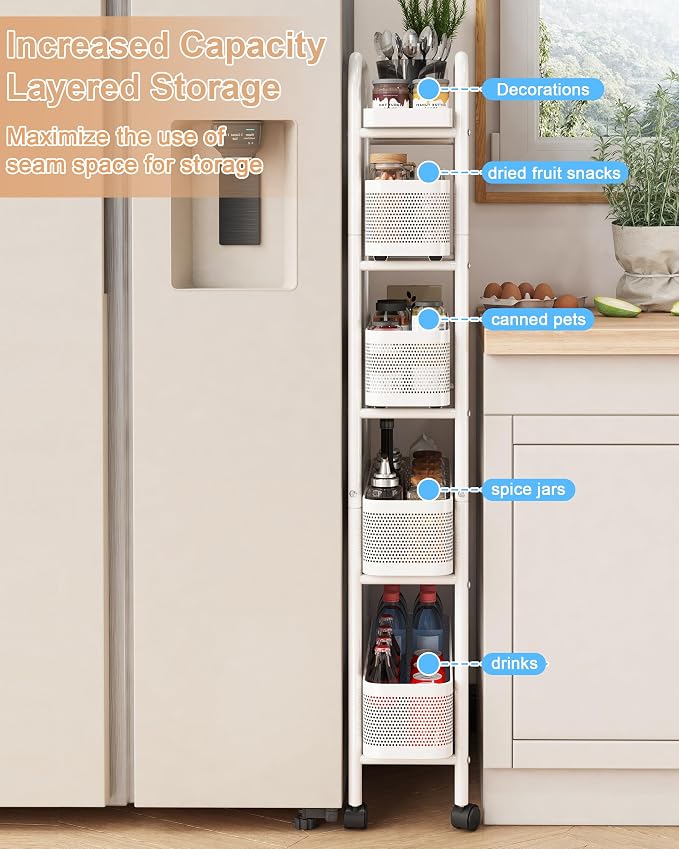 UMDONX Slim Storage Cart 5 Tier - Image 7