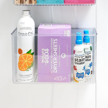 InterDesign iDesign Magnetic Large Clear Plastic Organizer Bins - Image 6