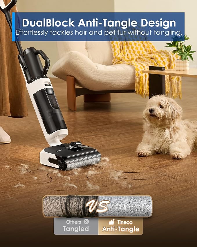 Tineco Floor One Switch S6 Stretch Breeze Wet Dry Vacuum Cleaners, Floor - Image 5