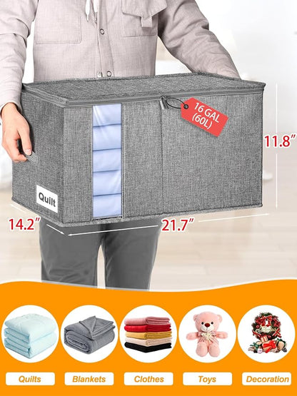 60L Blanket Storage, Comforter Storage Bag - Image 4