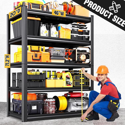 3-Pack Heavy Duty Garage Shelving - Image 2