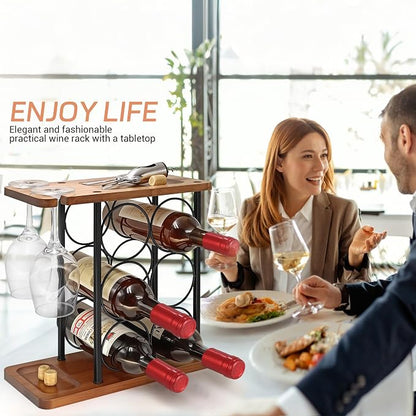 Wooden Wine Racks Countertop - Image 4