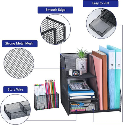 Topwey Desk Organizer, File Organizer - Image 2