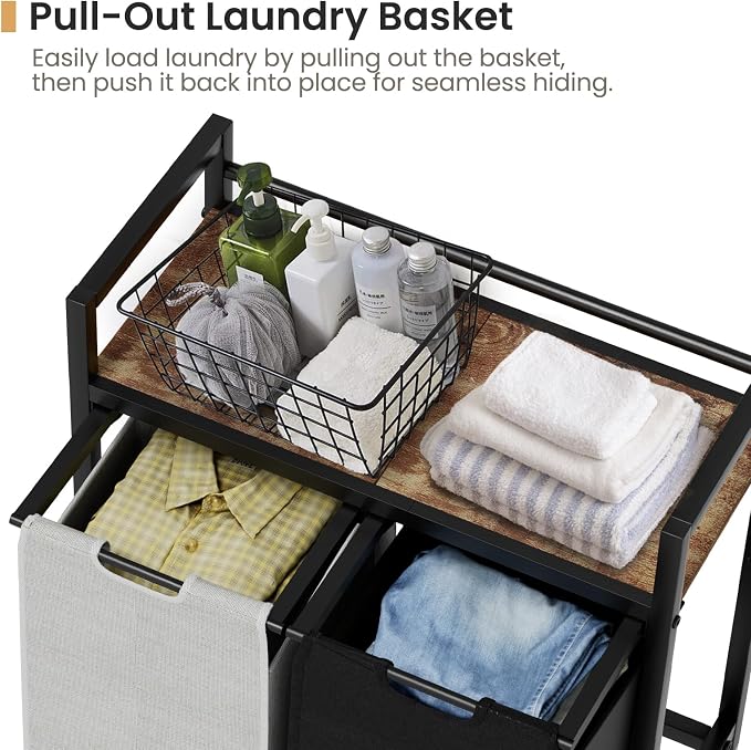 Laundry Hamper, Laundry Basket, Laundry Sorter - Image 4