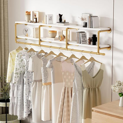 ORSENIGO Industrial Pipe Clothing Rack by ORSENIGO