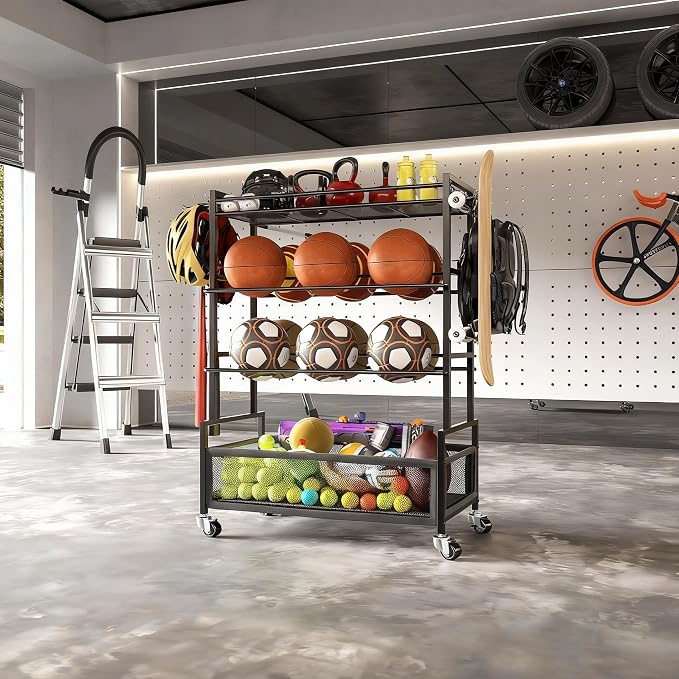 SOYEEZE Sports Equipment Organizer- Ball Storage - Image 3
