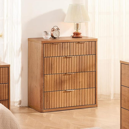 LEYAOYAO Fluted 5 Drawers Dresser - Image 4