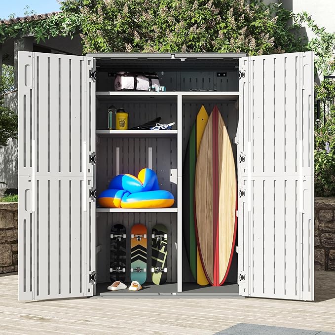 Aoxun 64 Cu.Ft Outdoor Storage Shed by Aoxun