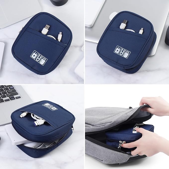 E-Tree Storage Pouch for Small Electronics and Accessories, Tech Bag, - Image 7