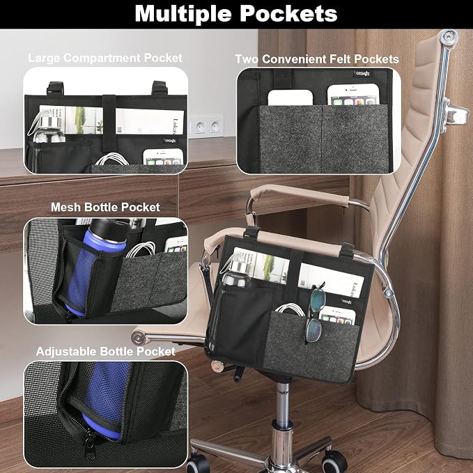 Cosmos Armrest Chair Side Organizer Bedside Caddy Organizer Bed Buk Storage Bag - Image 6