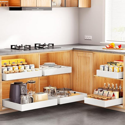 Pull out Cabinet Organizer, Heavy Duty Full-Extension Slide out Drawers - Image 8