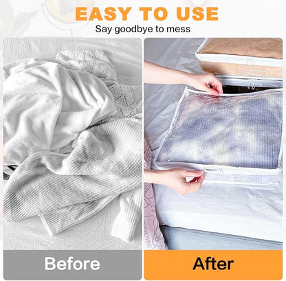 Clear Zippered Storage Bags Plastic Sweater Storage Bags - Image 5