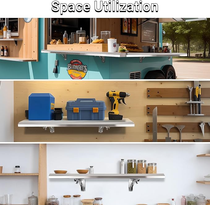 Concession Shelf Drop Down 36" x 12" - Image 4