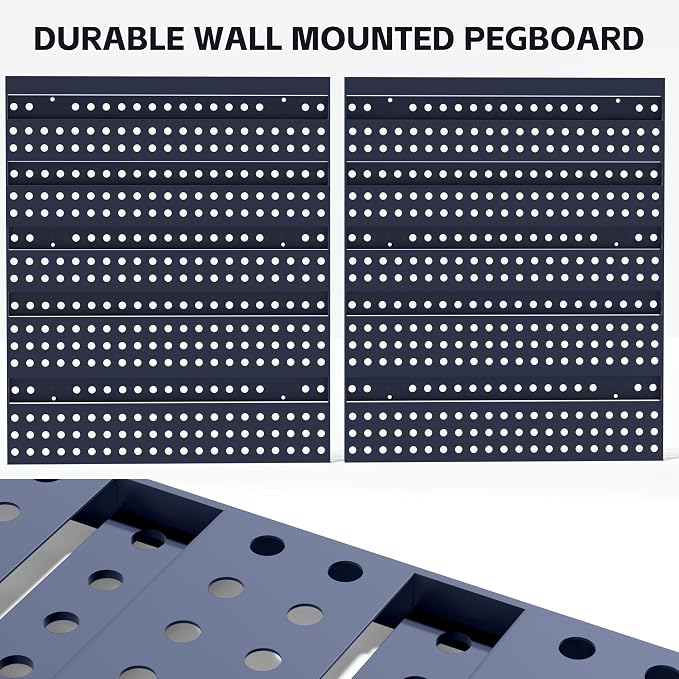 KJE 30PCS Wall Mounted Storage Bins, Plastic Tool Organizer - Image 6