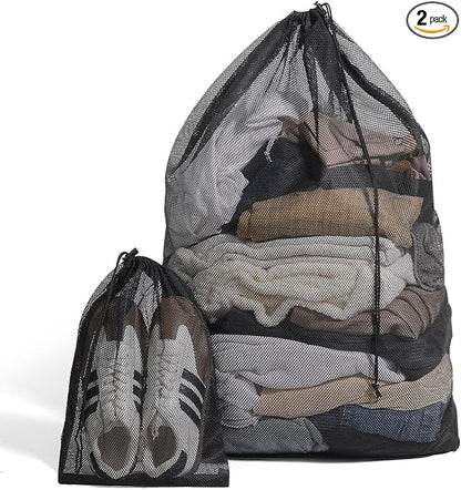 2 Pack Mesh Laundry Bags by Unknown
