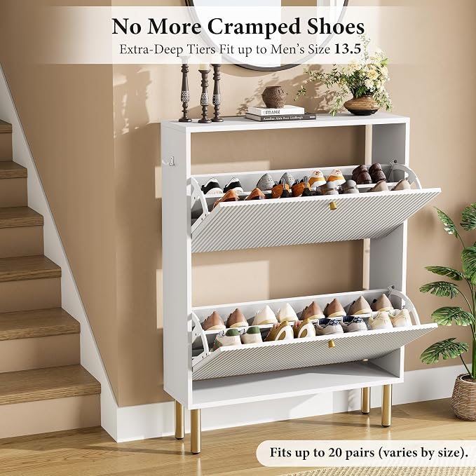Nicetree Shoe Storage Cabinet for Entryway - Image 3