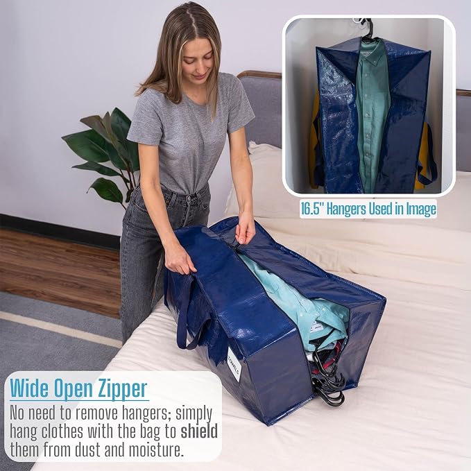 VENO 8 Pack Moving Bags w/Backpack Straps, Heavy Duty, Moving Boxes Alternative - Image 3