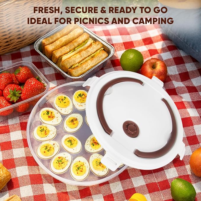 77L 2-Pack Deviled Egg Container - Image 6