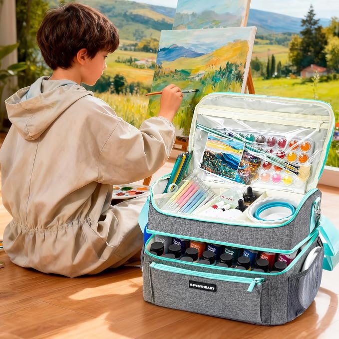 Acrylic Paint Organizer Bag - Image 2